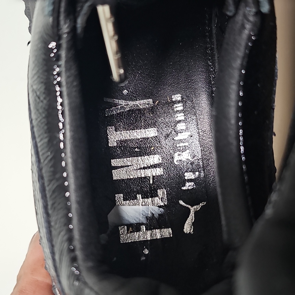 Women's Black Platform Sneakers - Picture 12 of 16